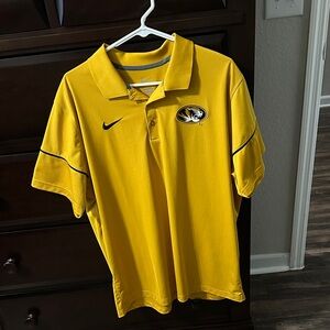 Nike Mizzou Polo Shirt with Emblem